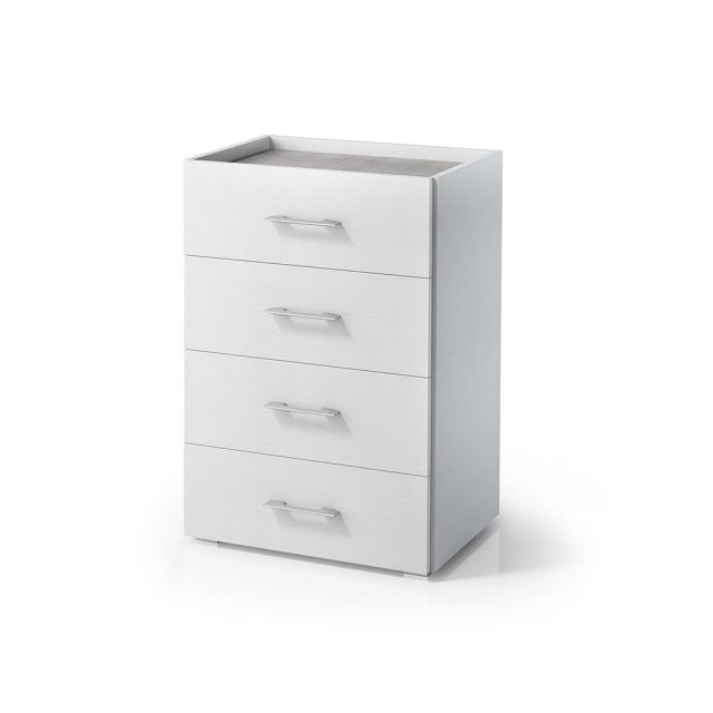 Cassettiera con 4 cassetti e vassoio contenitore