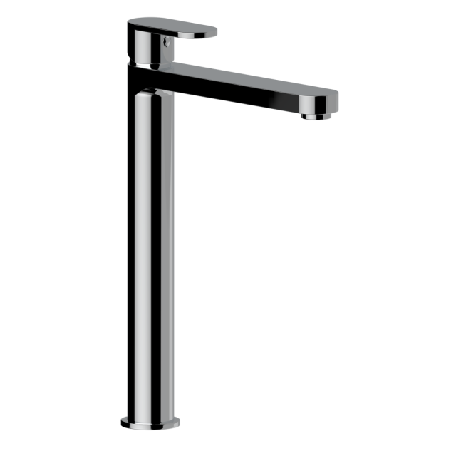 Hoher verchromter Waschtischmischer für das Badezimmer