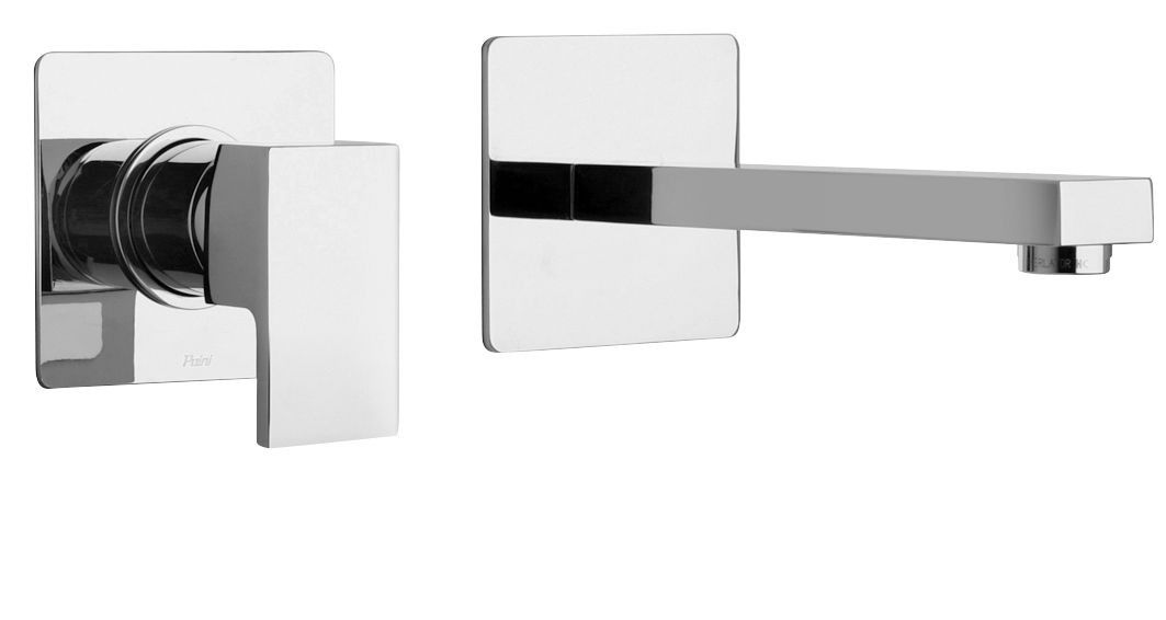 Wand-Waschtischmischer im modernen Stil