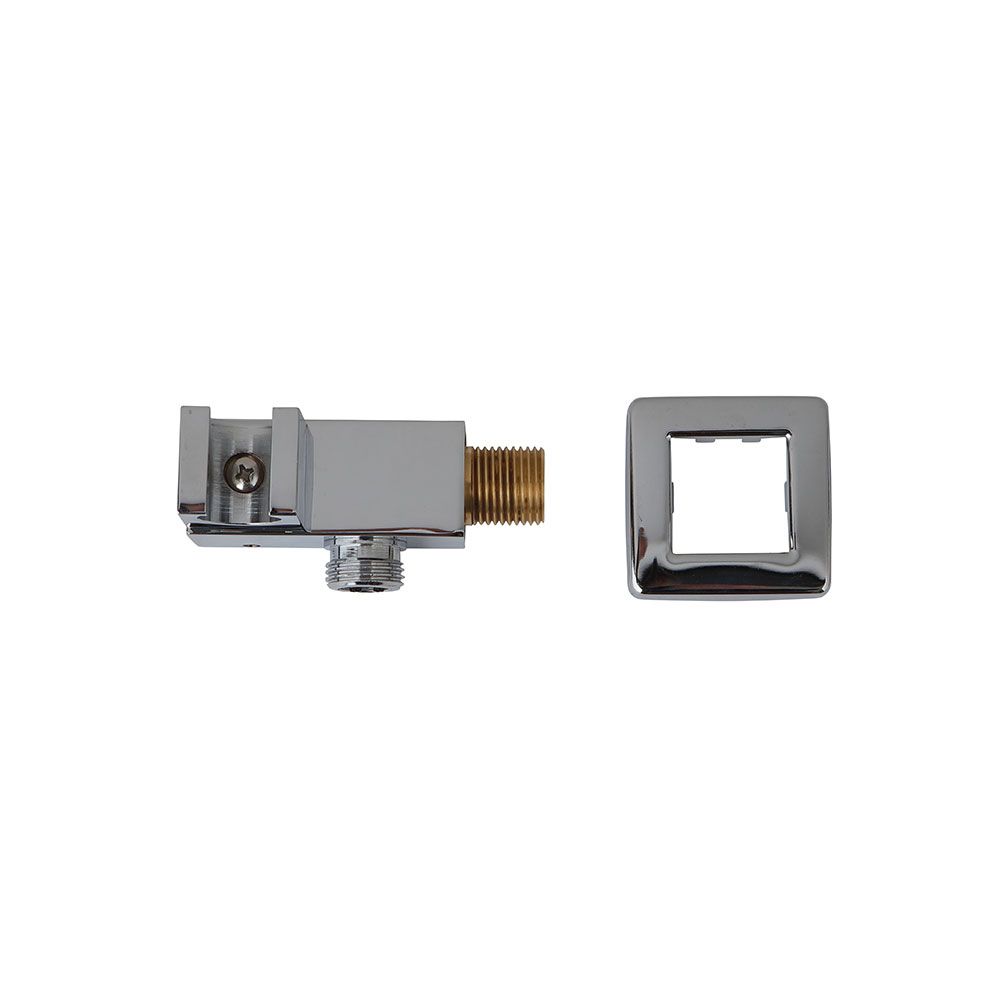 Wandhalterung für eckige Handbrause mit Schauchanschluss