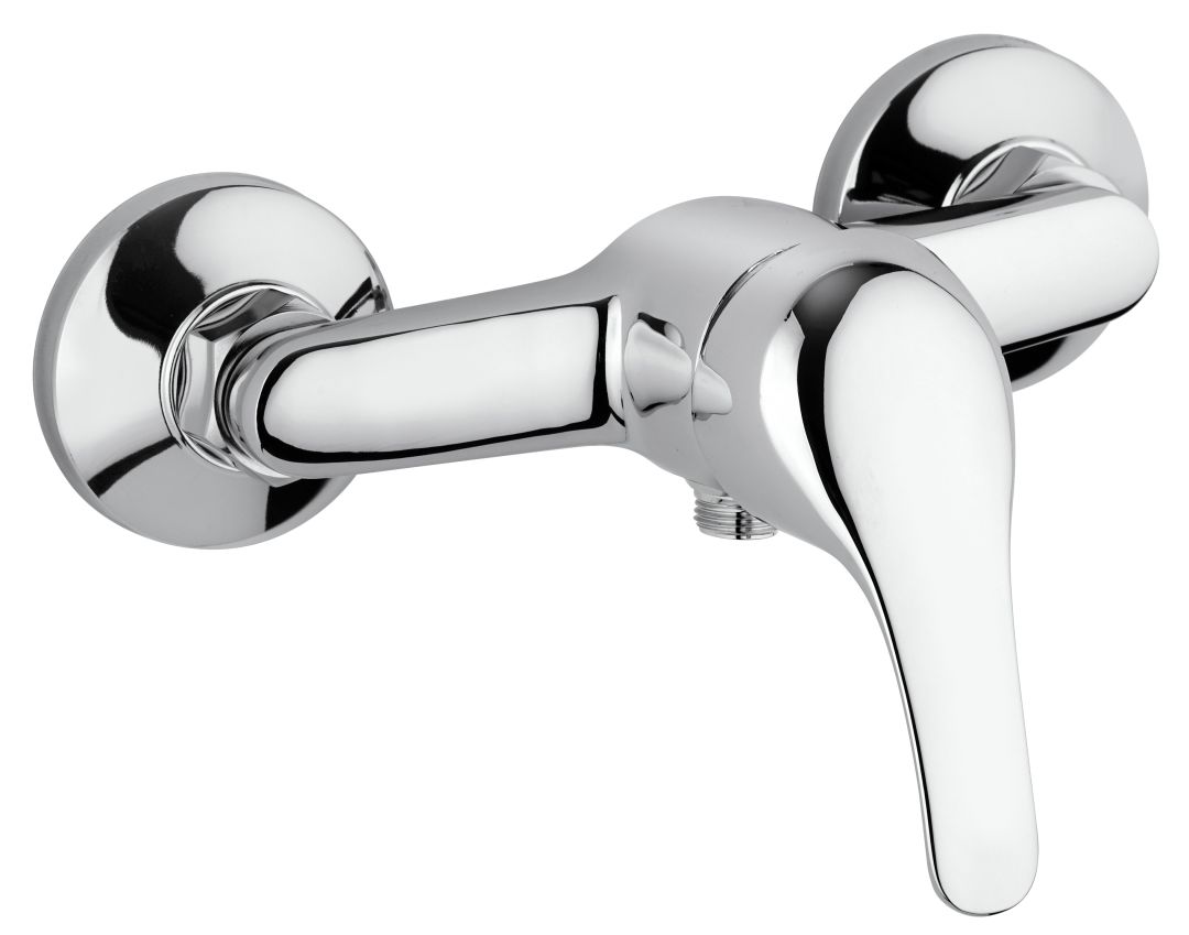 Einhebel-Brausebatterie der Serie Future in Chrom