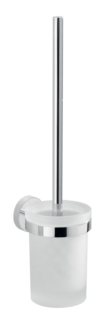 WC-Bürste mit Opalglasbehälter, Wandmontage