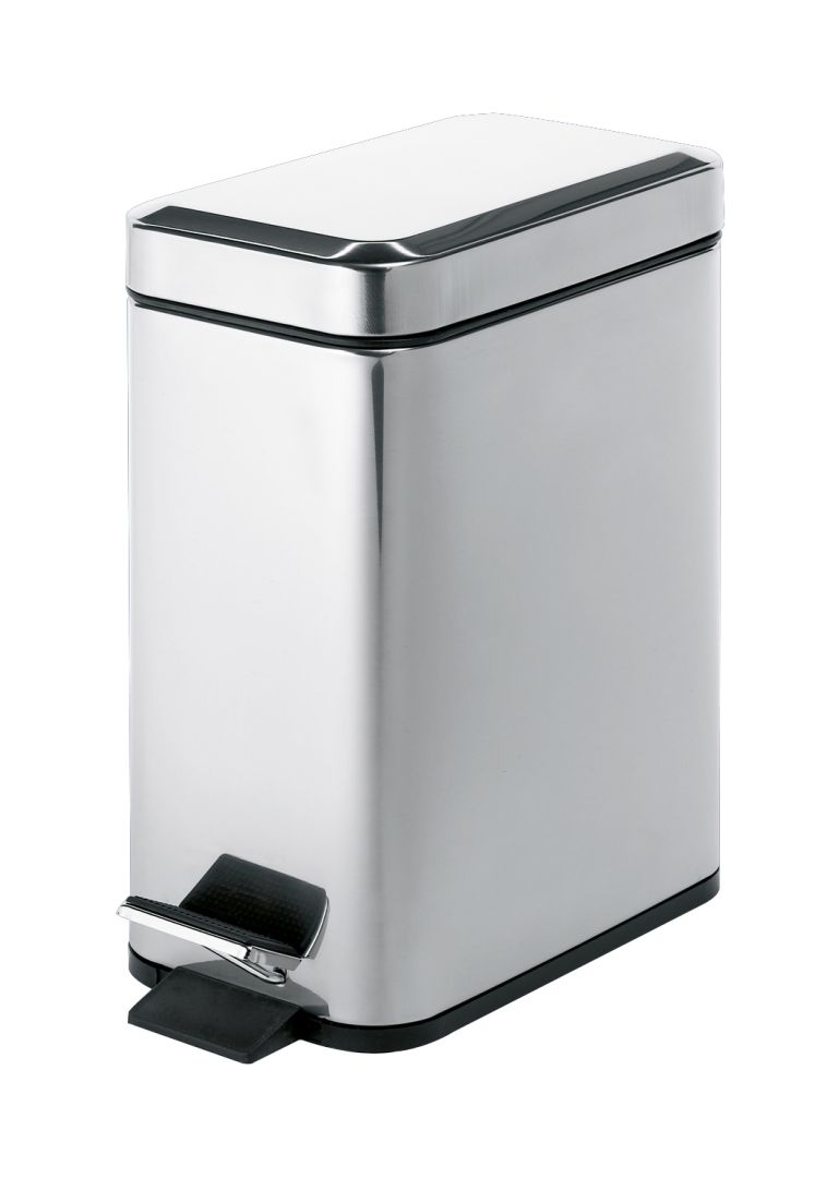 Abfallkorb für das Badezimmer in Edelstahl Kapazität 5L