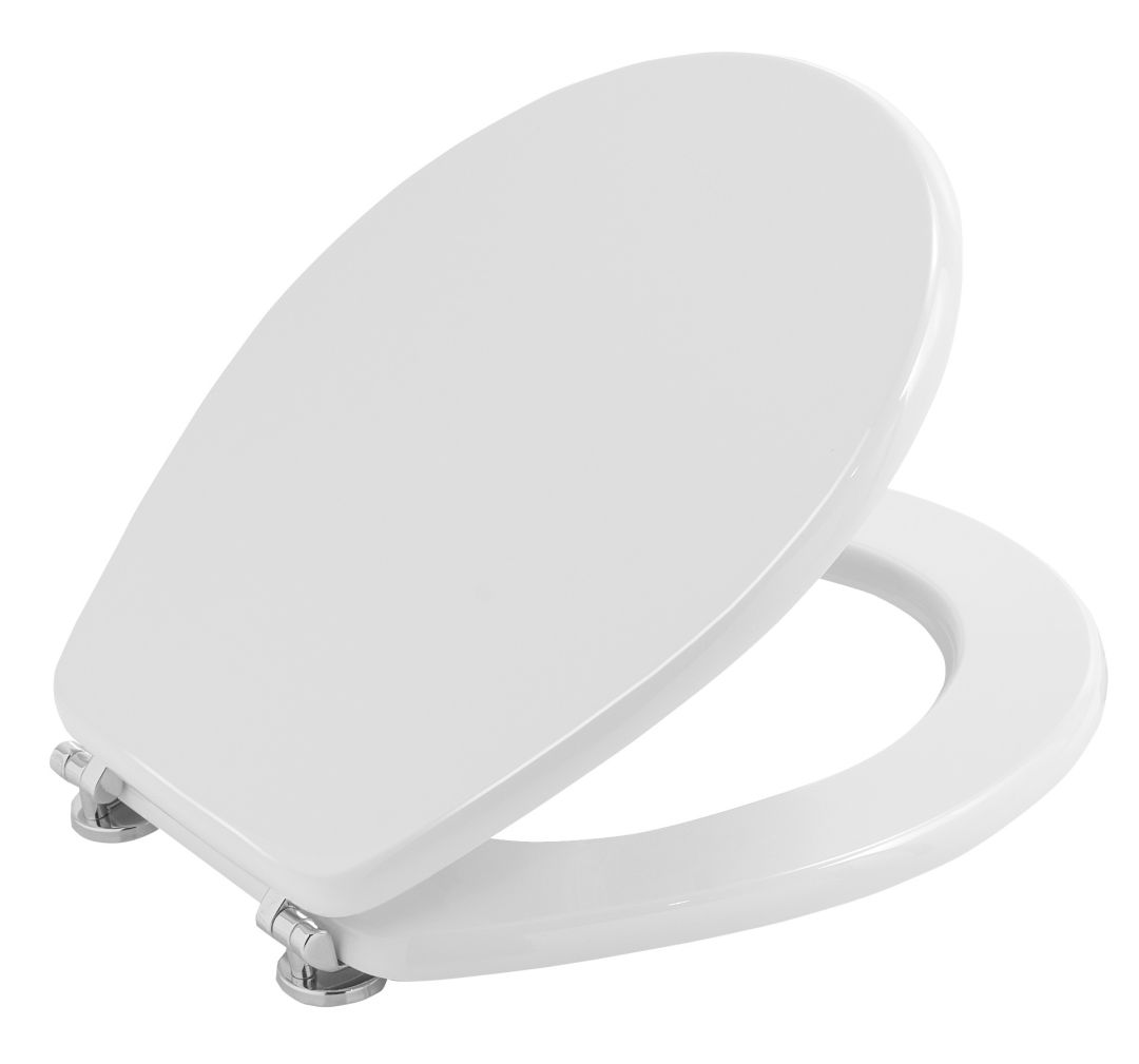 WC-Sitz Victoria mit verchromten Metallscharnieren