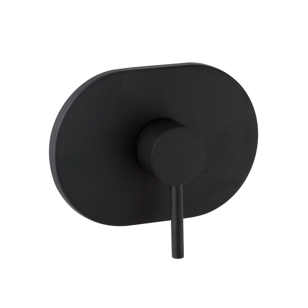 Unterputz-Duschbatterie mattschwarz