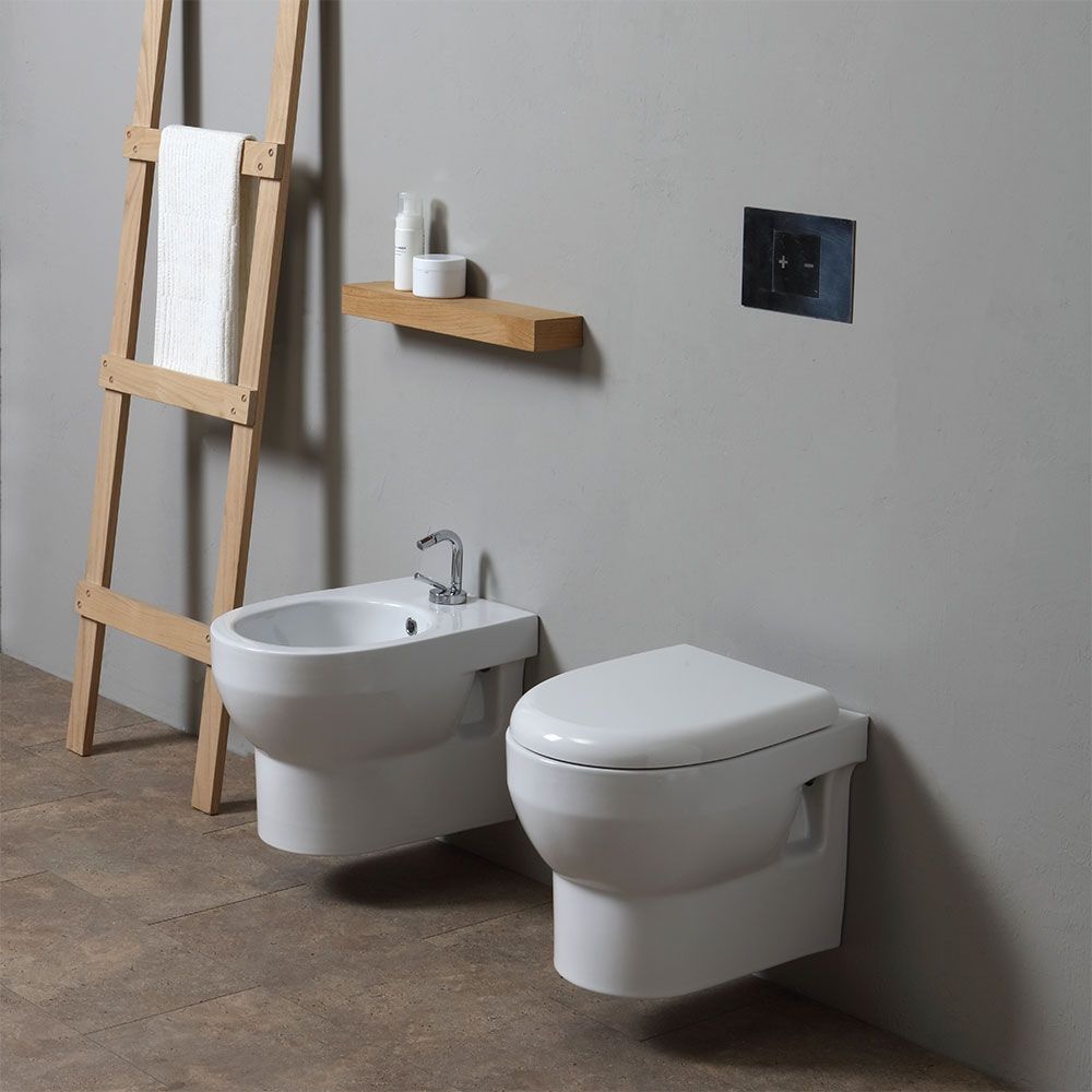 Bidet und wandhängende Toilette Tucket-Serie