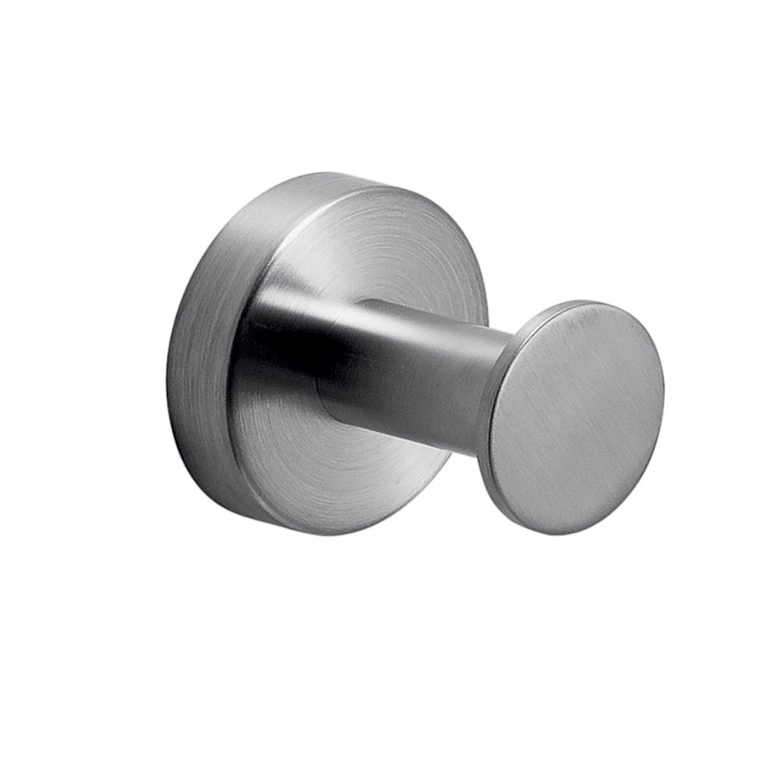 Appendino cromato spazzolato da parete Loto