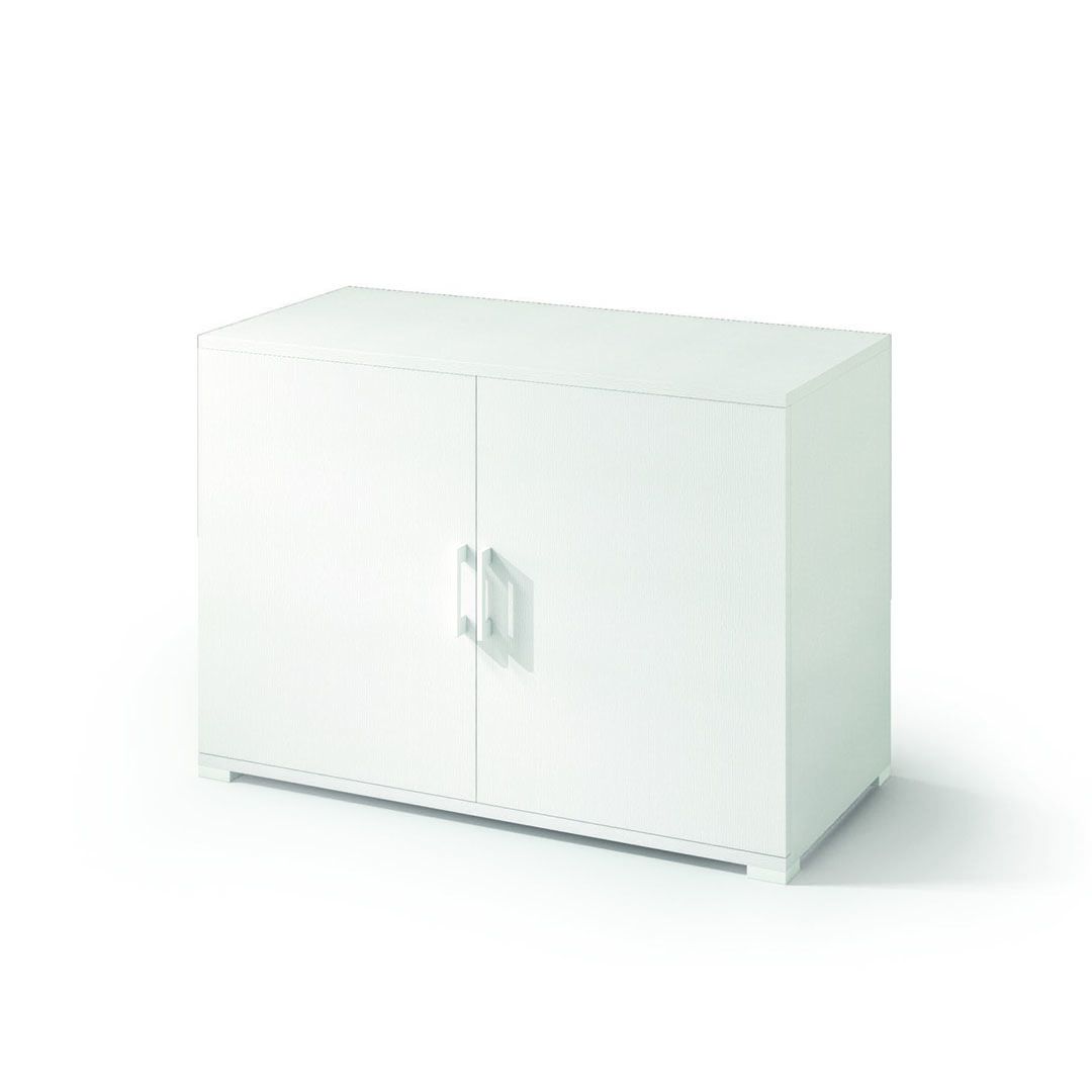 Mobiletto contenitore bagno bianco 90cm