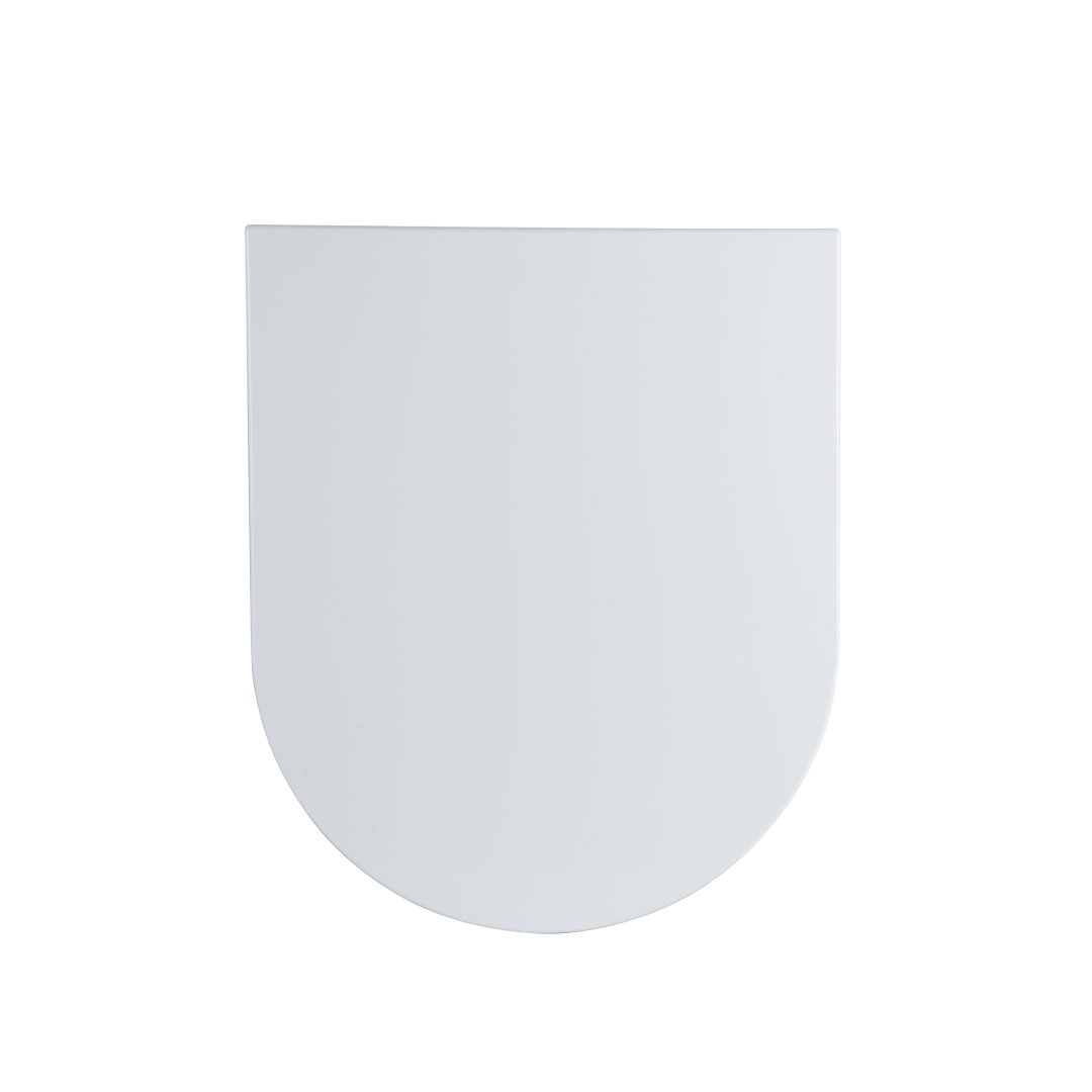 WC-Sitz in D-Form, weiß