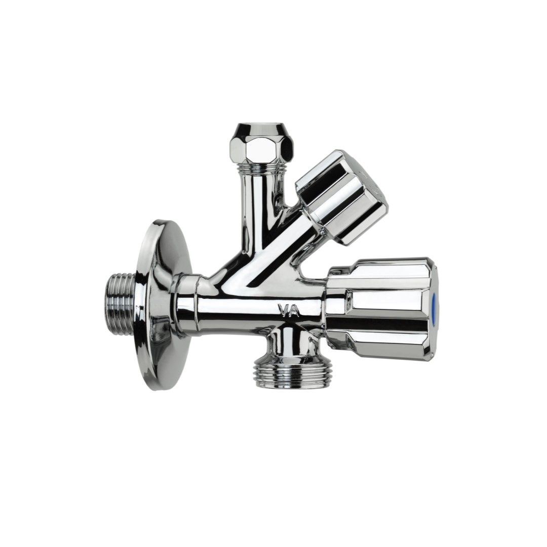 Kombinierter Waschmaschinenhahn