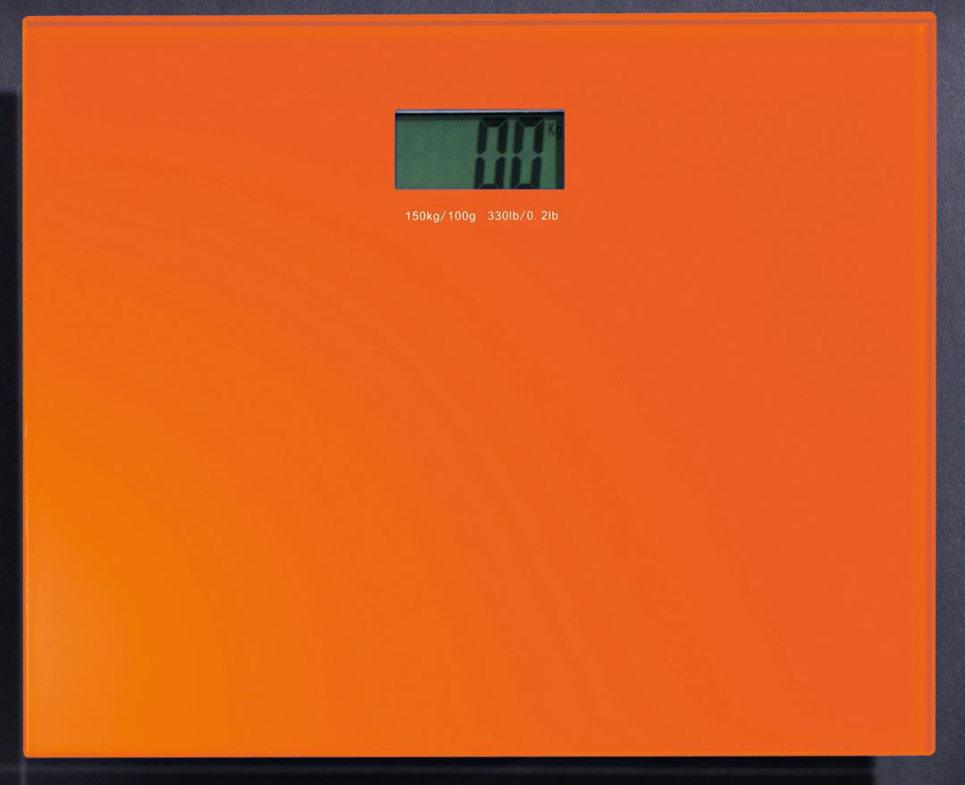 Bilancia pesapersone colore arancione per bagno