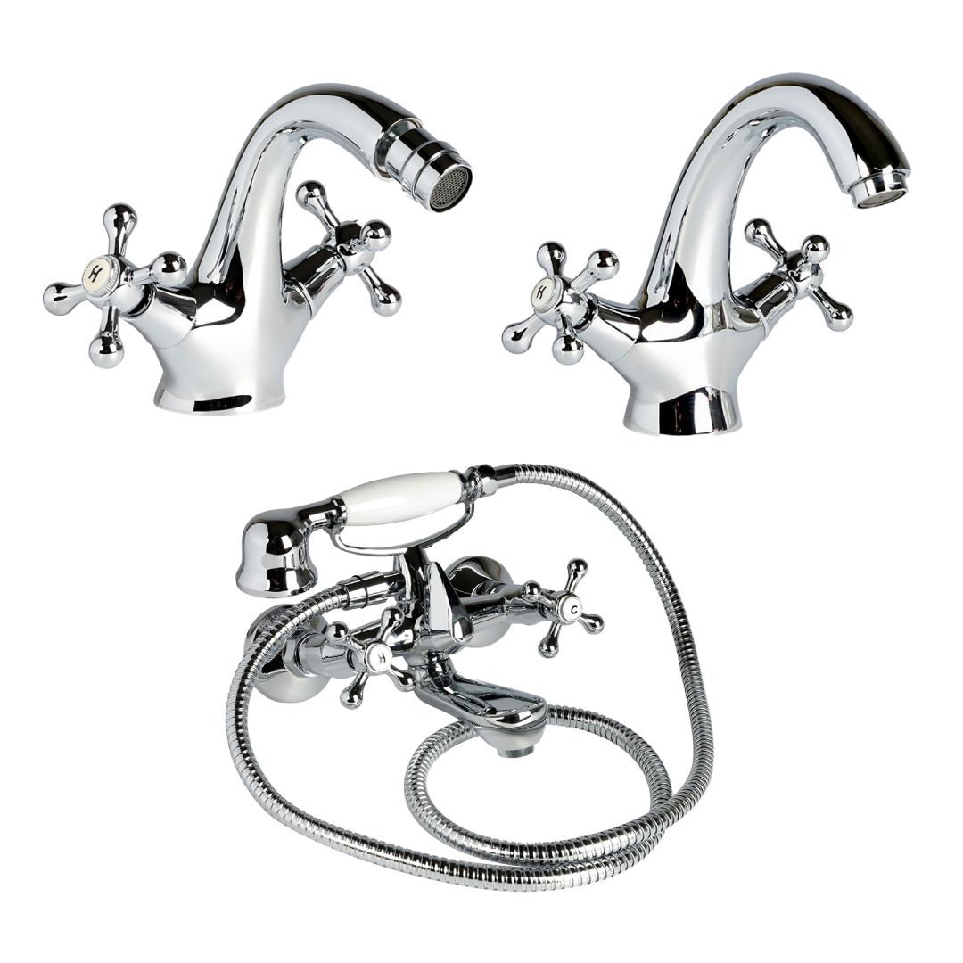 Badezimmer-Armaturen im Retro Stil