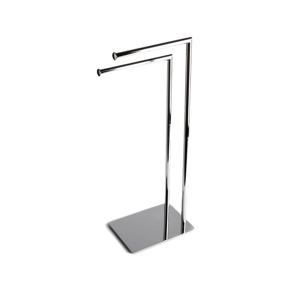 Piantana moderna con porta salviette