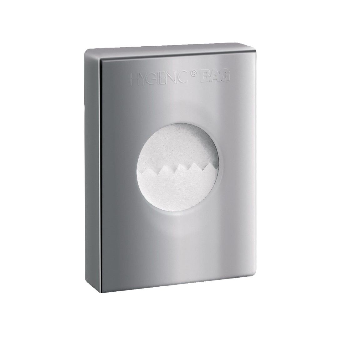 Porta sacchetti igienici resina termoplastica cromata