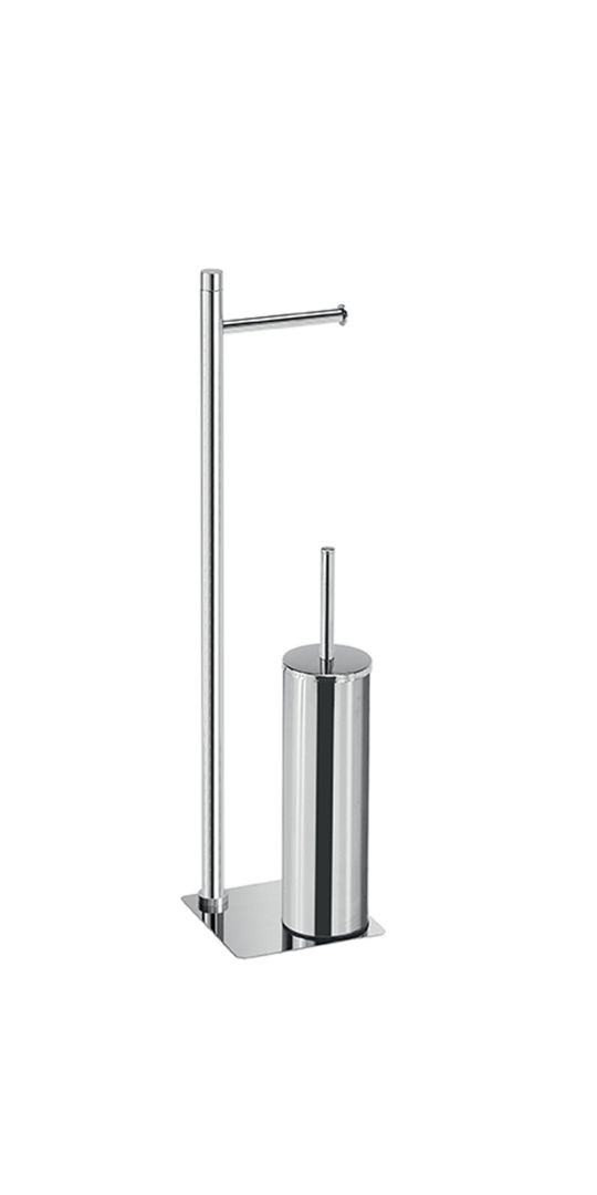 Badständer mit Toilettenpapier- und Bürstenhalter Peter
