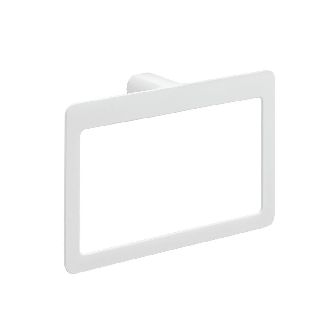 Handtuchring zur Wandmontage in mattem Weiß
