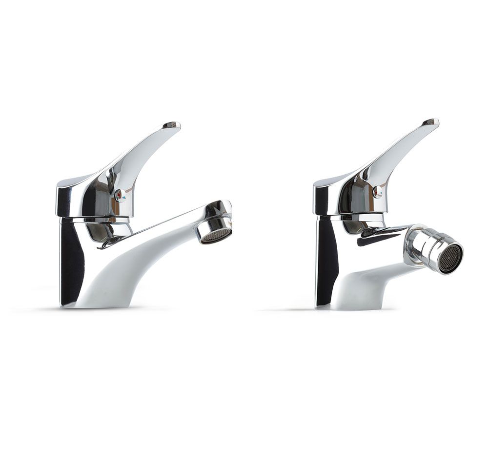 Waschbecken- und Bidethahngarnitur