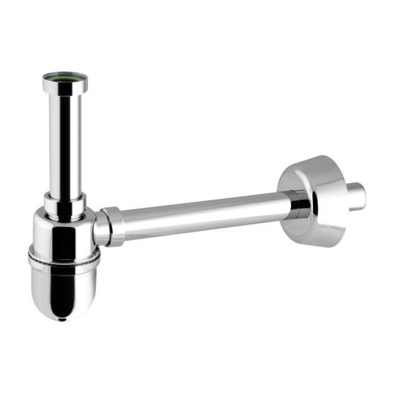 Sifone cromato a Bottiglia