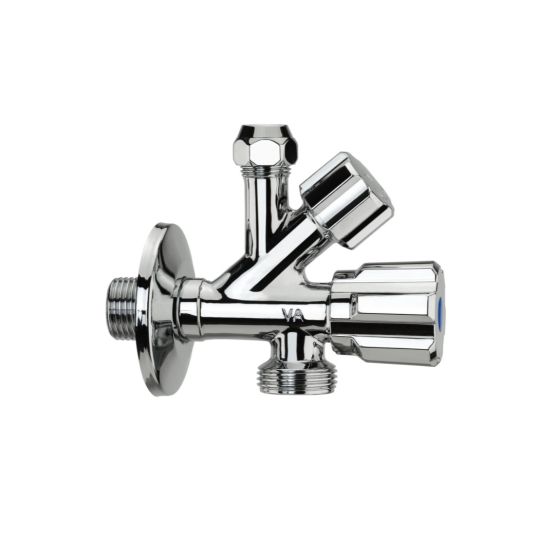 Kombinierter Waschmaschinenhahn