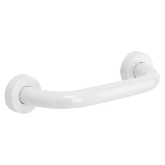 Maniglione a muro in acciaio inox bianco 20 cm