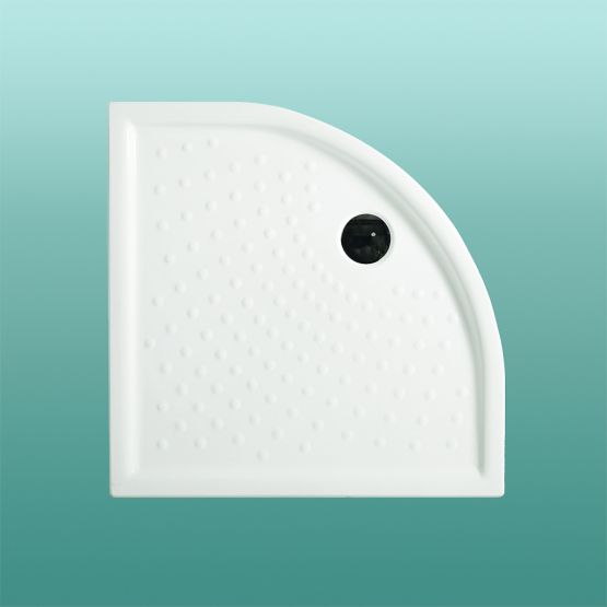 Duschtasse in halbkreisförmiger Form, 90x90 Duschtasse in halbkreisförmiger Form, 90x90