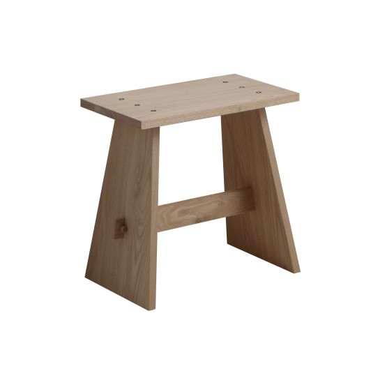 Modern und minimalistisch ist die Holzfußstütze der Wood Linie.