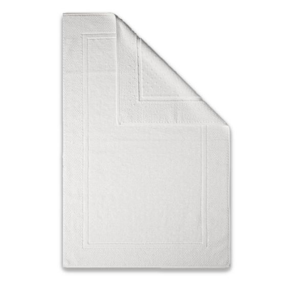tappeto bianco teddy in spugna di cotone